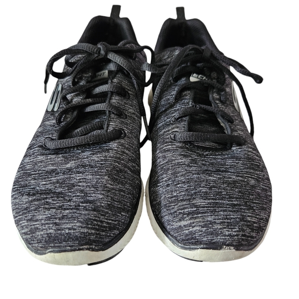 Skechers Lite-Weight Womens Size 7 Gray/Black Running‎ Shoe